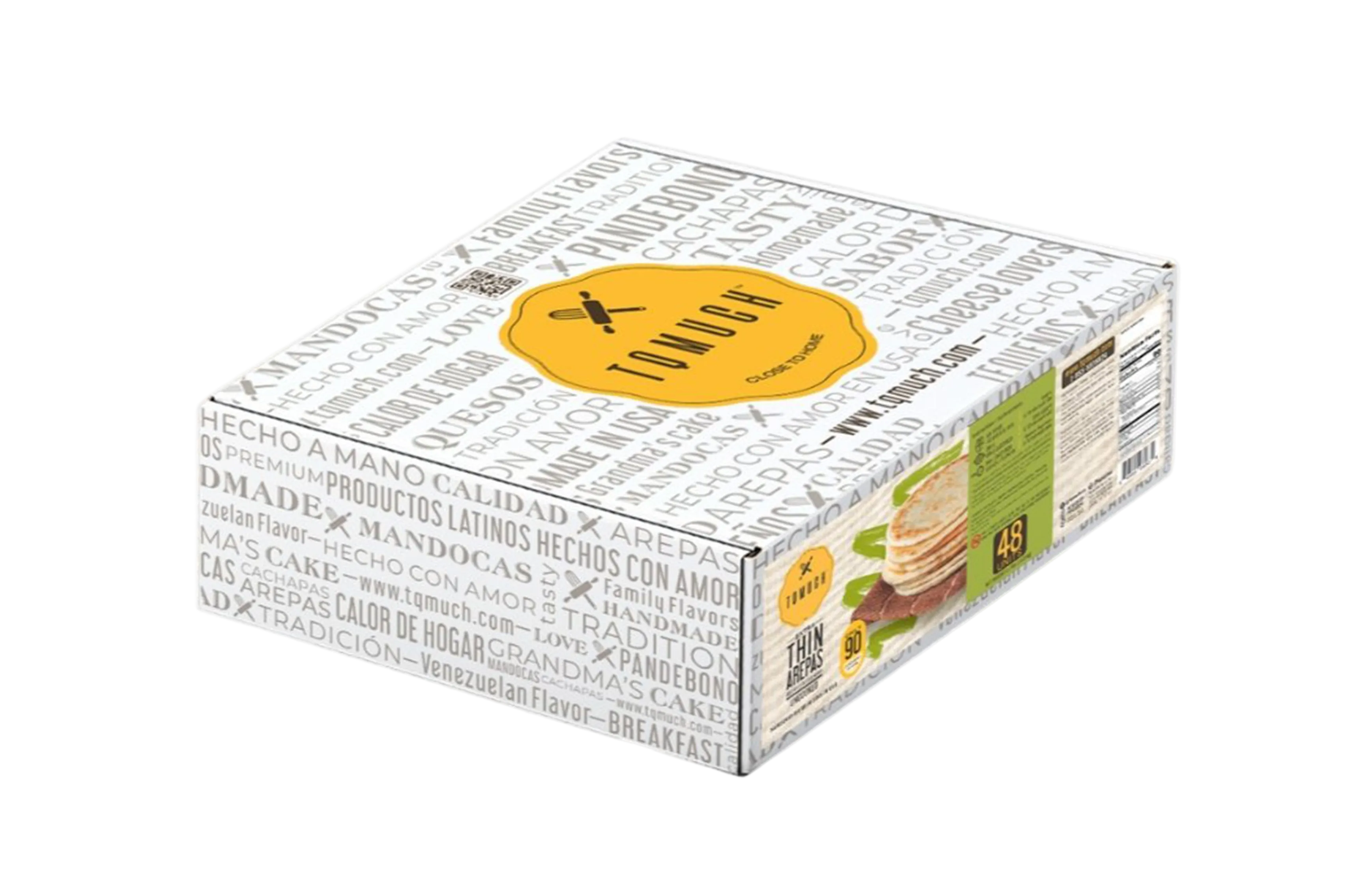 Arepas delgadas X 48
